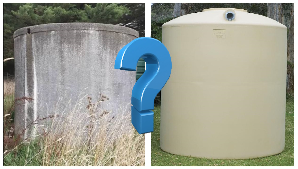 Featured image for “Poly water tanks vs. traditional concrete water tanks: which is the better choice?”