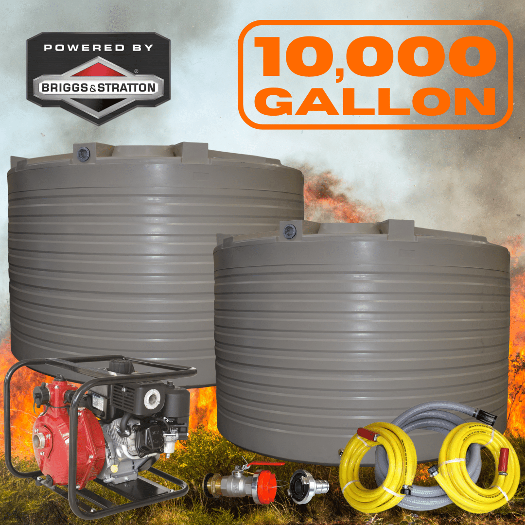 10000 gallon Briggs & Stratton powered Fire Fighting Package