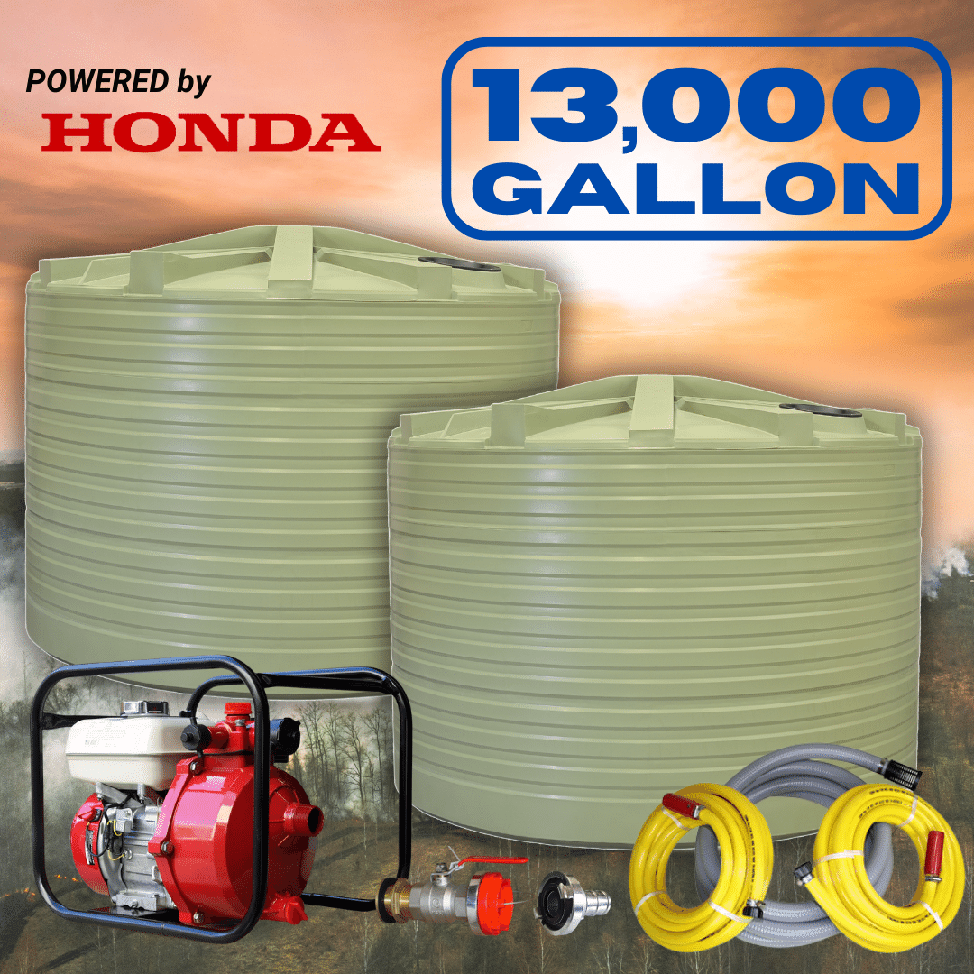 13000 gallon Honda Fire Fighting Package